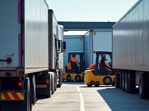 Busy loading dock at BULLHEAD FREEDOM STORAGE, L.L.C.